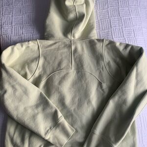 Lululemon Athletica Cream Pullover Sweater with Hood